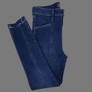 Abercrombie & Fitch Front Seam High Rise Super Skinny Ankle Size 26